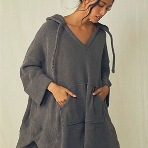 Free People Cozy Gray Pullover